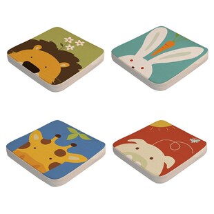40x40x5cm Toddler Cartoon Animal High Chair Seat Booster Bab