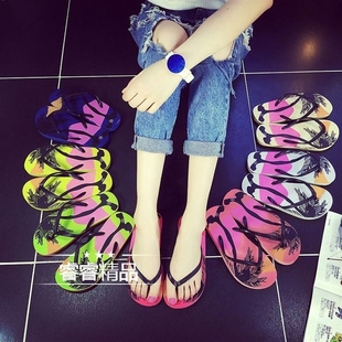 beach shoe outdoor flip flops Female sandals indoor slippers