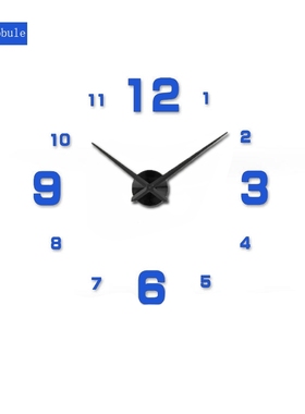 2020muhsein Full Black Wall Clock Modern DesignHome Decorati