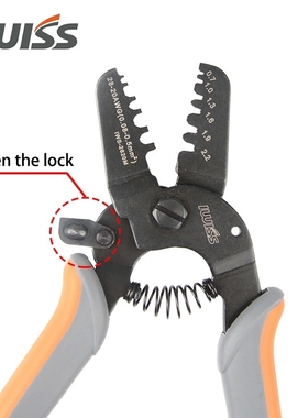 Mini Micro Open Barrel Crimper Tools IWS-2820 for Crimping 2