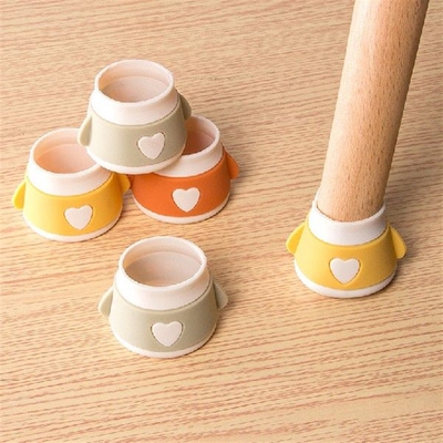 4PCS Table Leg Silicone Pads Silicone Chair Foot Protector