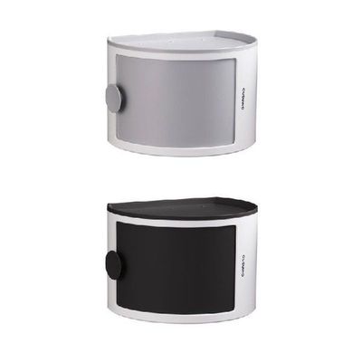 Bathroom Wall Mount Tissue Dispenser Holder 12L Semicircle