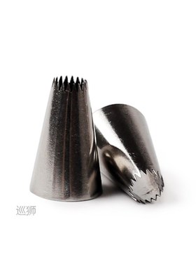 18 tooth multi tooth cookie flower mouth stainless steel flo