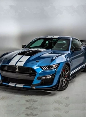 118 2020 New Ford Shelby GT500 Alloy Retro Car Model Classi