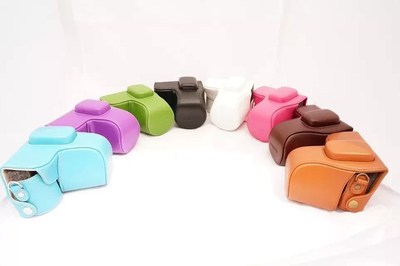 PU Leather Camera Bag Case Cover Pouch For Samsung NX2000 N