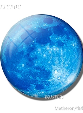 Luminous Planet Moon Stars Fridge Magnet Nebula Galaxy niver