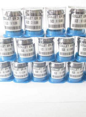 Free Shipping High Precision 0.008 15pcs ER25 collets ER 25