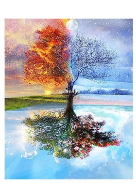 Home Dining Room Scenery Paint By Number On Canvas Craft Gif