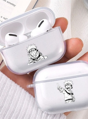 Naruto Cute Cartoon Japanese Anime Sasuke Case For Airpods