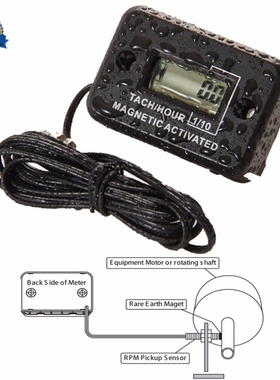 Digital Diesel Engine Hour Meter Tachometer for Water  minin