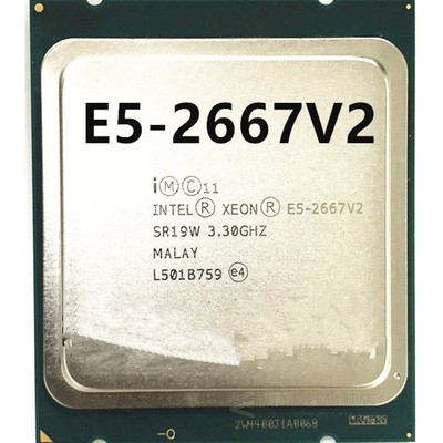 Xeon E5 2667 v2 3.3Ghz 8Core 16Threads 25MB Cache SR19W 130W