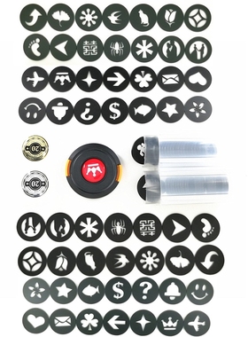 Bokeh Masters 72in1 Kit Bokeh Effect Lens Cap Cover Filter f