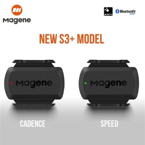 Magene Gemini 210 S3+ Speed Cadence Sensor ANT+ Bluetooth Co