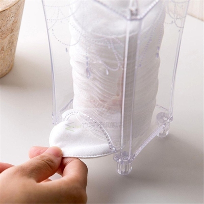 Cotton Pad Organizer Storage Box Holder Makeup Organizer Cle