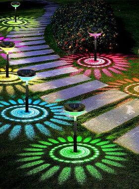 Solar Garden Lights LED Light Outdoor RGB Color Changing