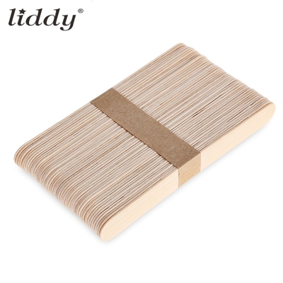 LIDDY 25pcs Disposable Wooden Tongue Depressor Waxing  for W