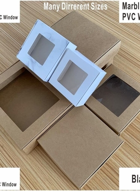 24pcs Multi size Paper Soap Box  Kraft paper gift box packa