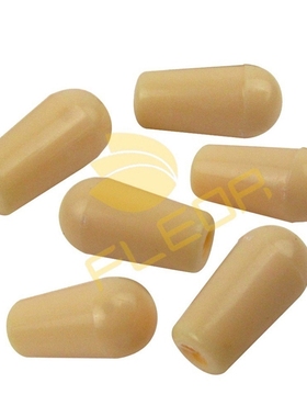 NEW 6pcs Yellow Plastic 3 Way Toggle Switch Knob Tip Cap Rep