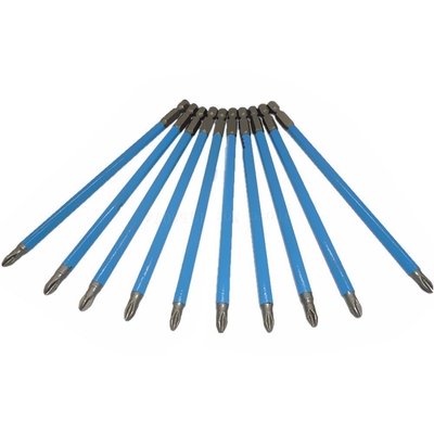 10pc 150mm Long -Slip Magnetic Ph2 Phillips Tip Screwdriver