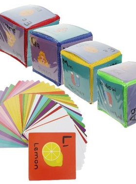 S Dice Cards Flash Educational Learning Alphabet Montessori