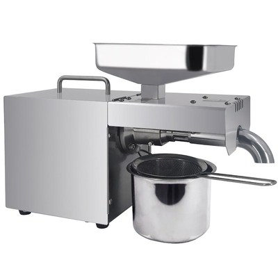Small Automatic Coconut Flaxseed Nut Seeds Oil Press Machine