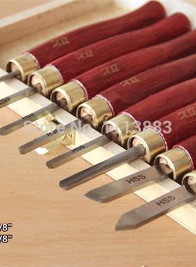 8PCS HSS Miniature Woodturning Chisel SET For Small Details