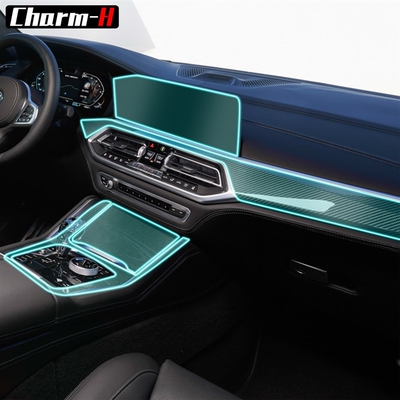 Anti Scratch Clear Transparent Film Central Console Gear Sh