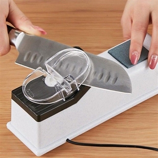 New USB Electric Knife Sharpener Tungsten Diamond Ceramic