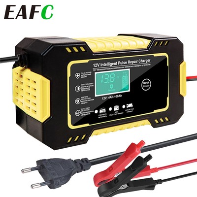 Intelligent Car Motorcycle Battery Charger 12V 6A For Auto