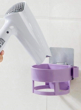 wall cabinet hair dryer holder blower hanger metal hooks