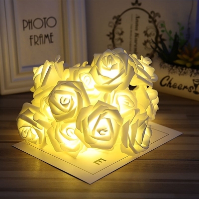 LED Rose Light String Romantic Rose Flower Festival Decorat