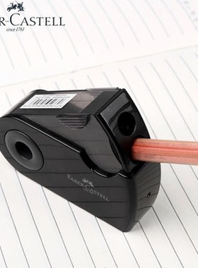 1pc FABER CASTELL push pull double pencil sharpener Single