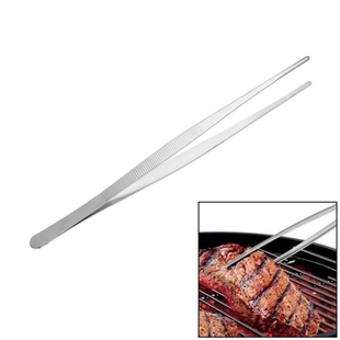 New Kitchen Food Barbecue Tongs Steel Churrasco Tweezers Cli