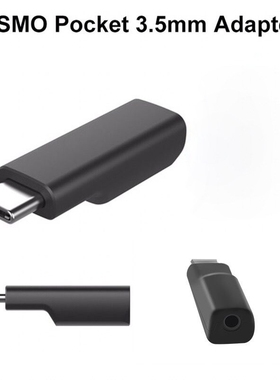 DJI Pocket 2/ DJI Osmo Pocket 3.5mm MIC Adapter Supports Ext