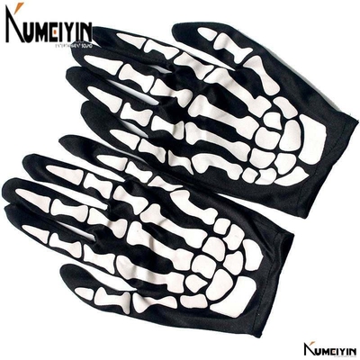 -Halloween ghost skeleton gloves gloves performance props