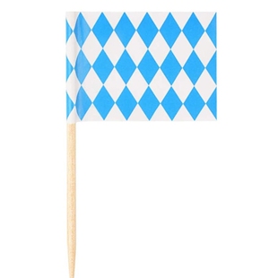 50pcs pack Oktoberfest Cocktail Picks Bavarian toothpick Fla