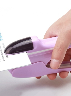No Nails Mini Stapler Cute Book Stapleless Stapler Paper Sta