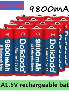 1~20pcs/lot Brand AA rechargeable battery 9800mah 1.5V New