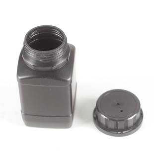 *UV printer ink bottle, black square mouth bottle, 250ml emp
