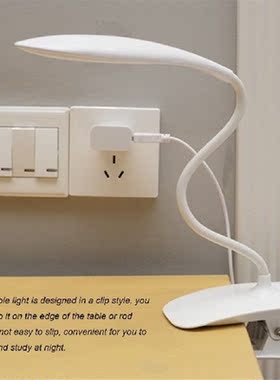 Night Light LED 360° Flexible Clip Desktop Lamp 6000K 1.