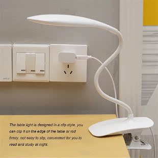 Night Light LED 360° Flexible Clip Desktop Lamp 6000K 1.