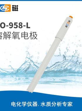 上海雷磁DO-958-L型溶解氧电极实验室溶解氧仪含氧量电极