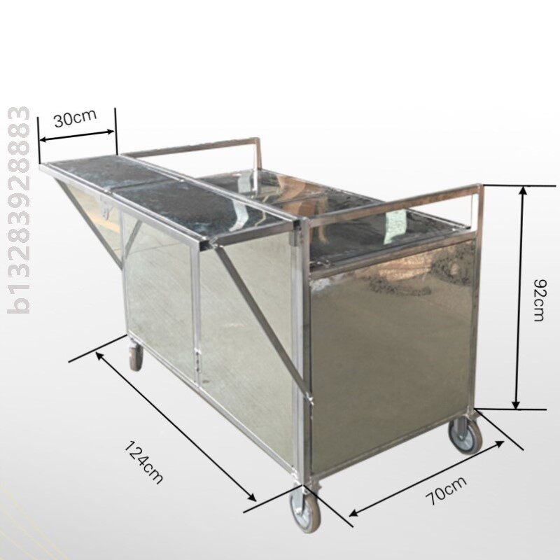 折叠餐车网红摆摊小推车折叠冰粉餐车商用夜市地摊车烤肠餐车厂家