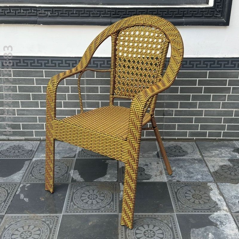 藤椅茶几三件套阳台休闲桌椅茶桌茶台手工编制室外庭院靠背椅藤椅