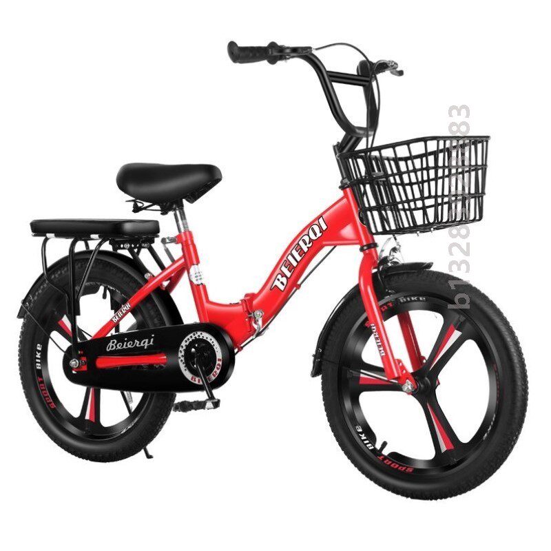 折叠儿童自行车带辅助轮 6-8-12岁中大童男女孩学生18/22寸单车20