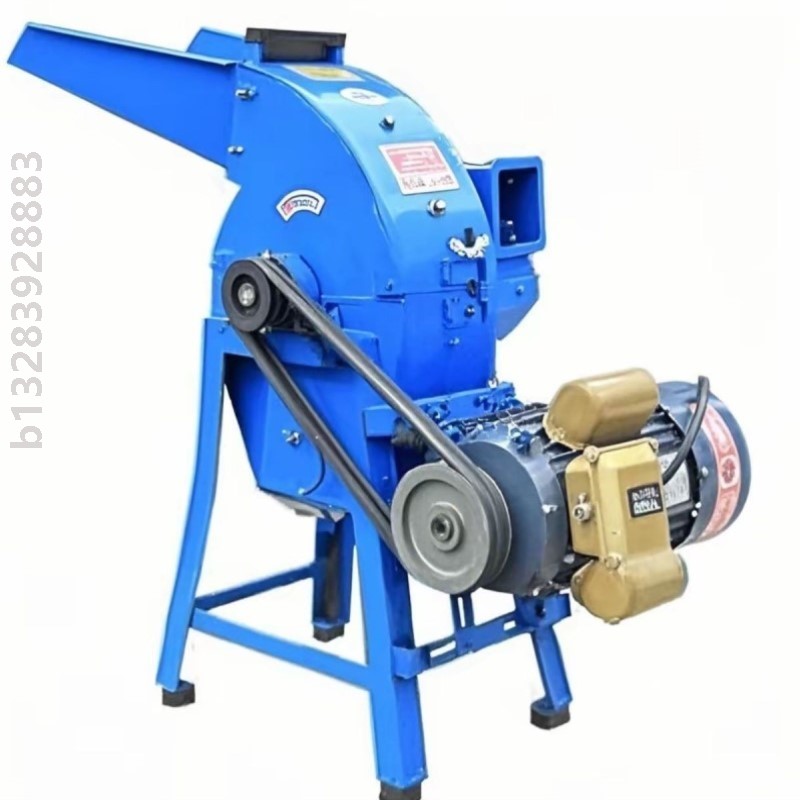 320型家用粉碎机小型艾叶打绒机喂鸡打玉米机泔水粉碎机松针破碎