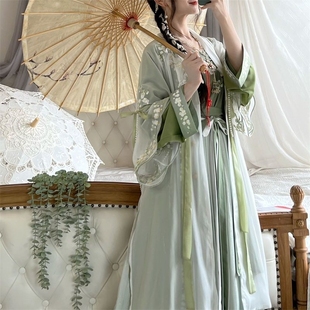 彤菲梦原创汉服宋制精致绣花优雅显瘦显白日常春夏款
