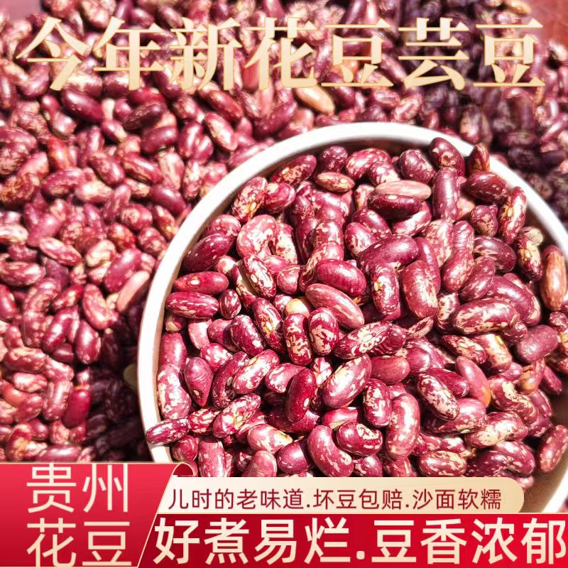 贵州毕节特产四季豆干货花豆农家自种红豆本地老品种花豆酸菜专用