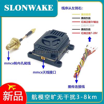 新品4W5.8G图传模块星光