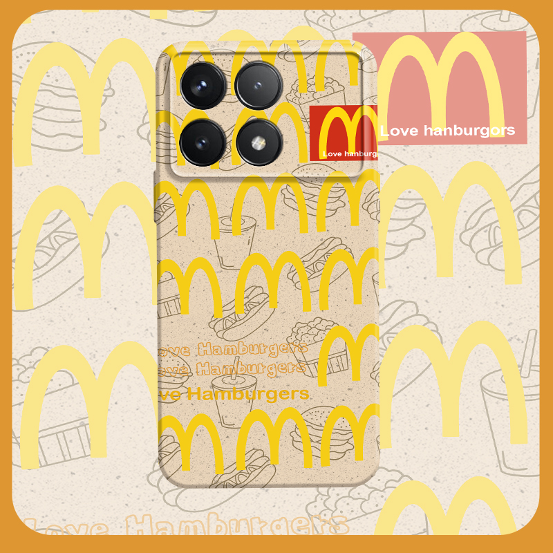 创意M记红米k系列菲林壳女款名媛